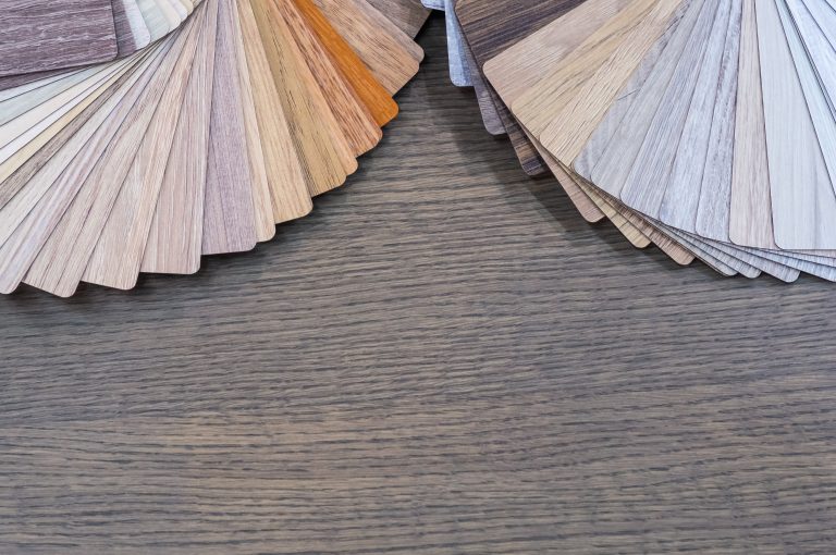 Wooden samples for floor laminate