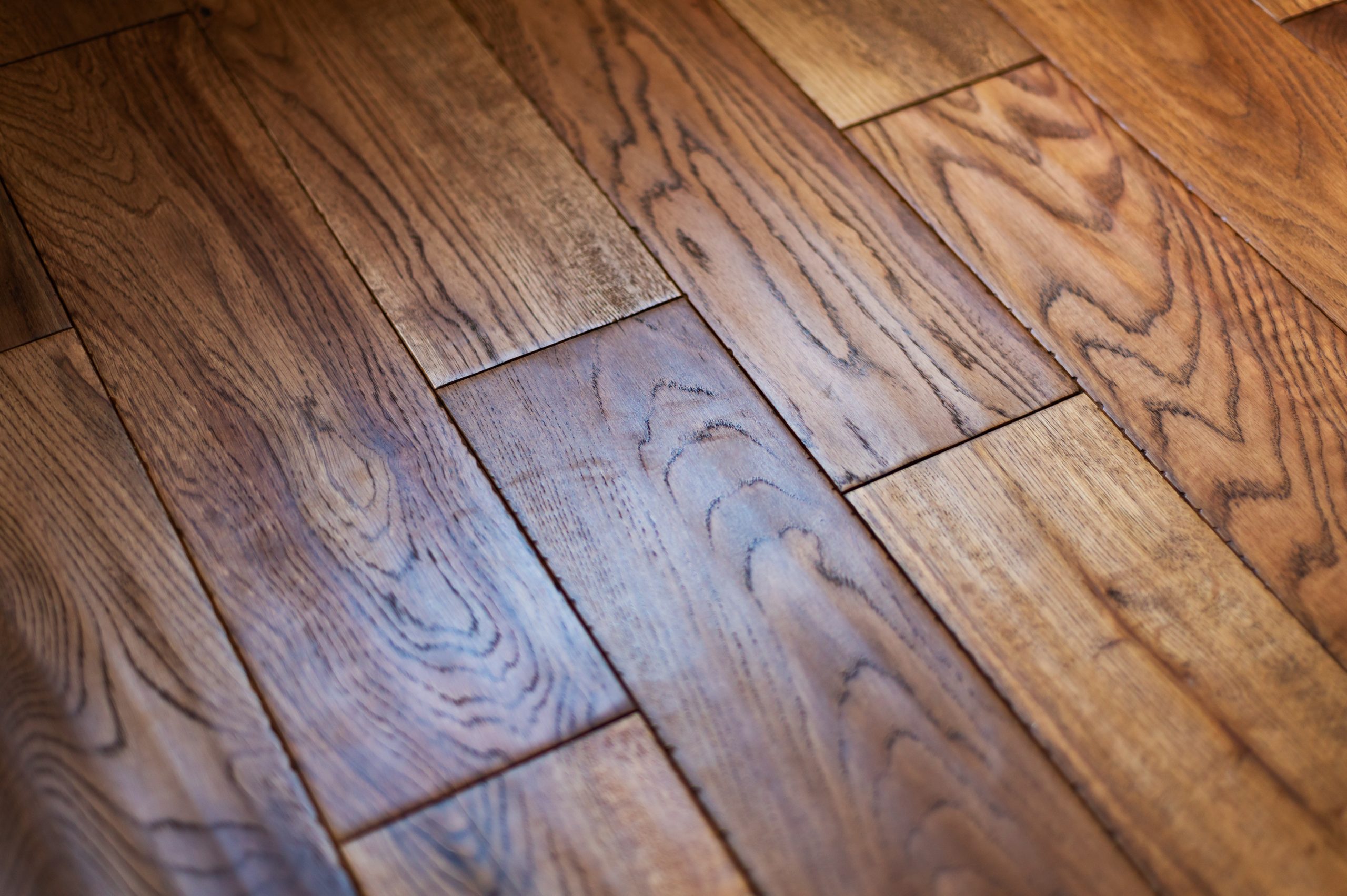 Solid oak wood flooring